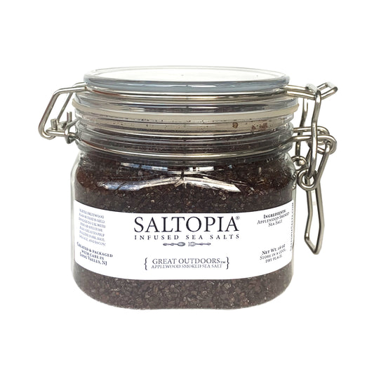 Smoked Applewood Salt: GREAT OUTDOORS 16oz