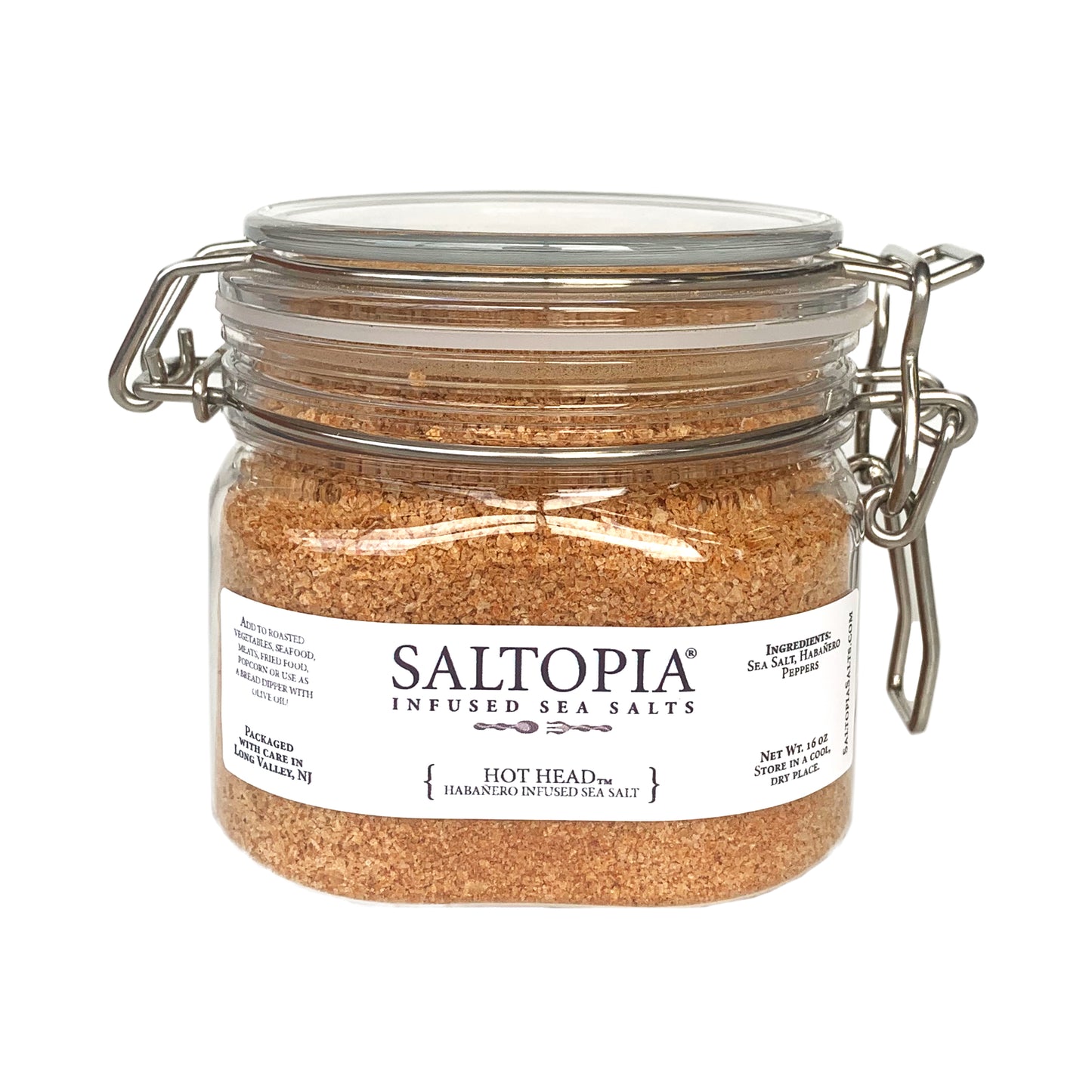 Habañero Salt: HOT HEAD 16oz
