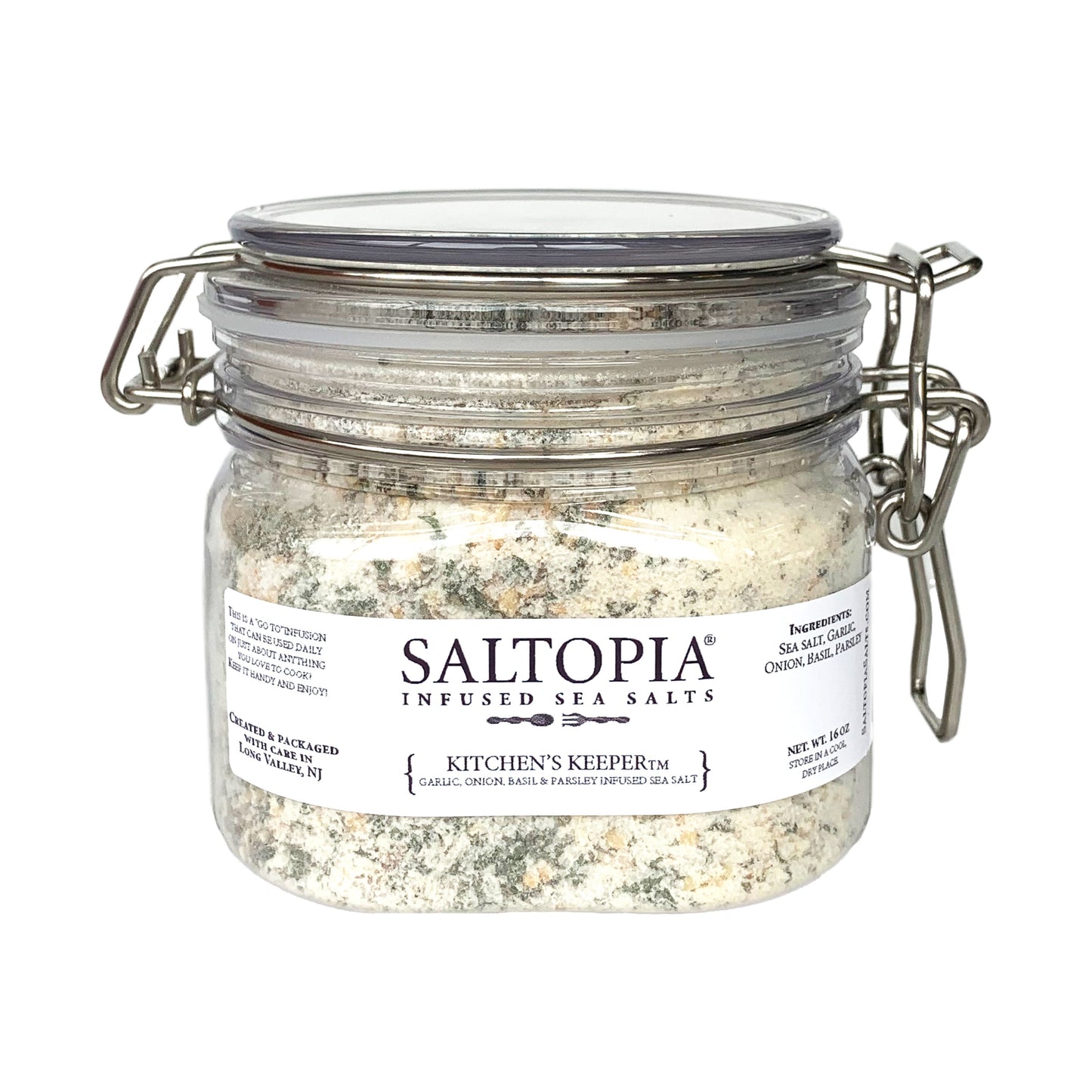 Garlic & Herbs Salt: KITCHEN'S KEEPER 16oz