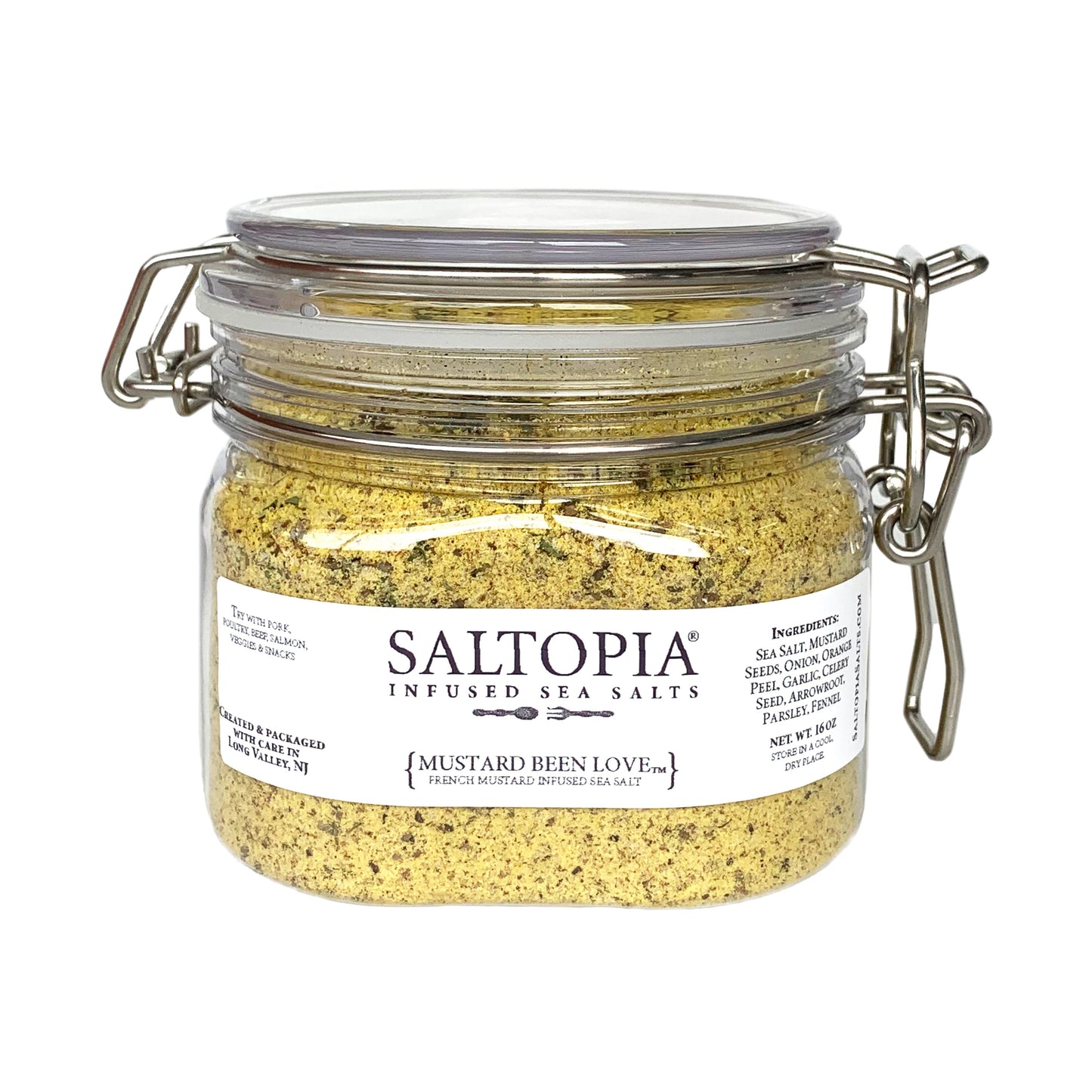French Mustard Salt: MUSTARD BEEN LOVE 16oz