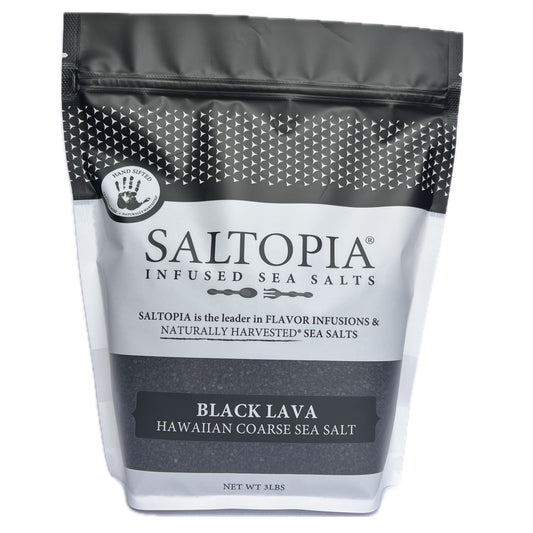 3lbs BLACK LAVA SEA SALT