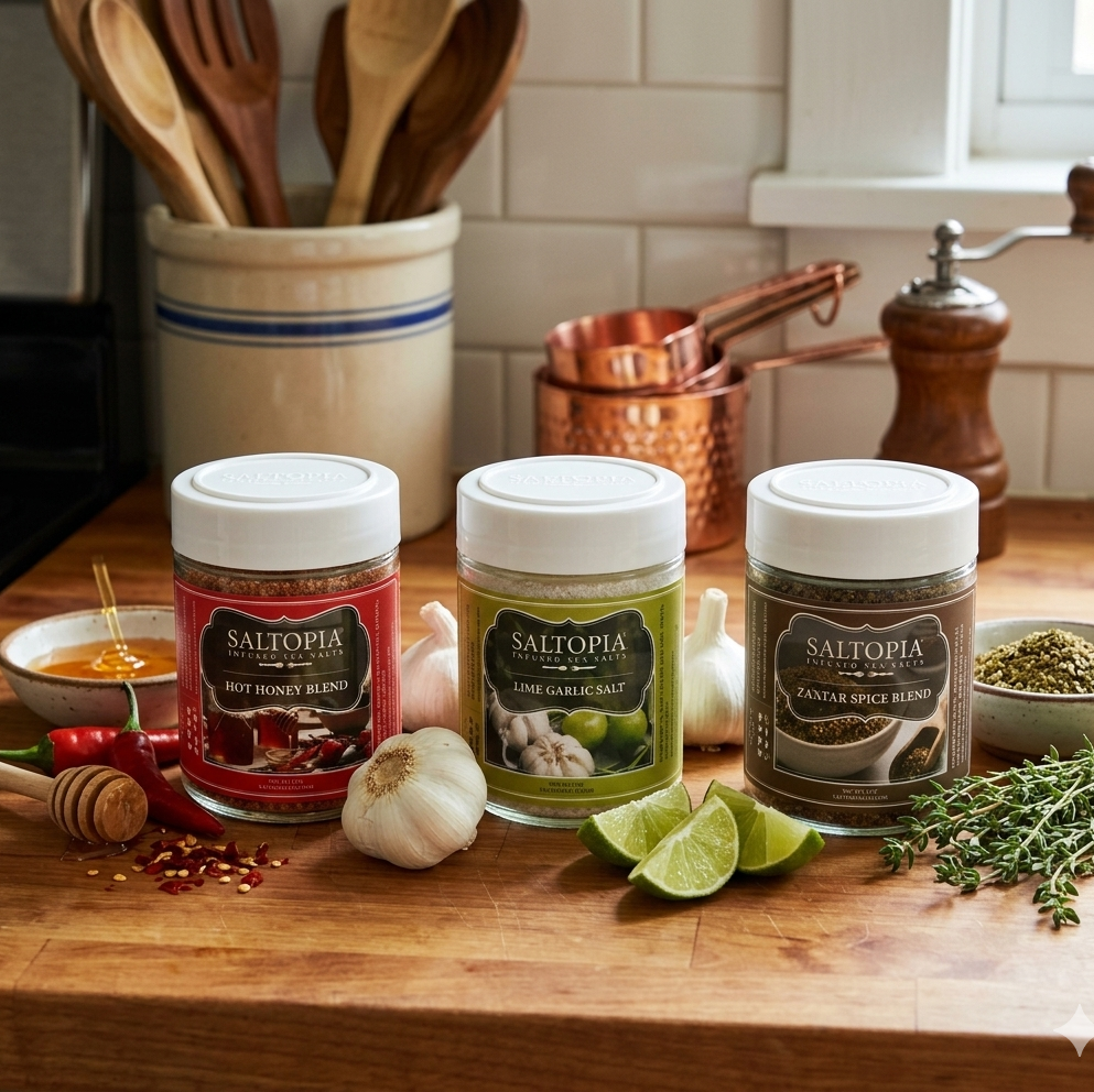 < SomAbito> Bond SIERACUP 600ml 2個セット New Flavor Trio Set — Hot Honey, Lime Garlic & Za'atar | SALTOPIA