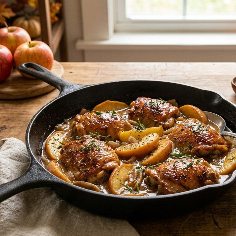 Apple Cider Skillet Chicken
