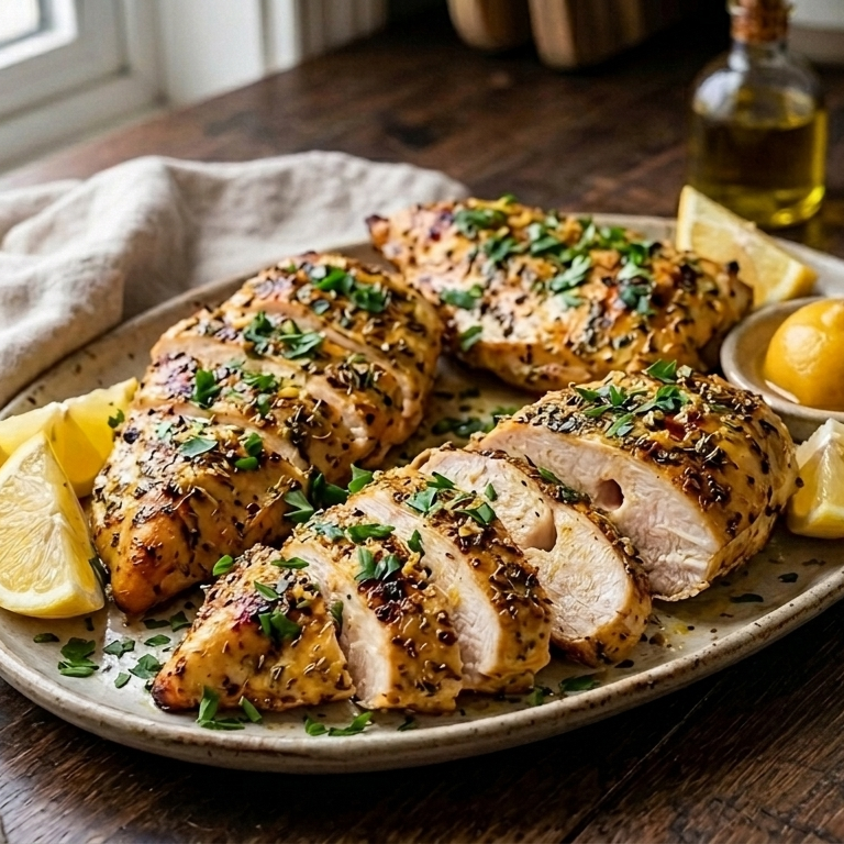 Sauvignon Blanc Grilled Chicken with Lemon & Herbs