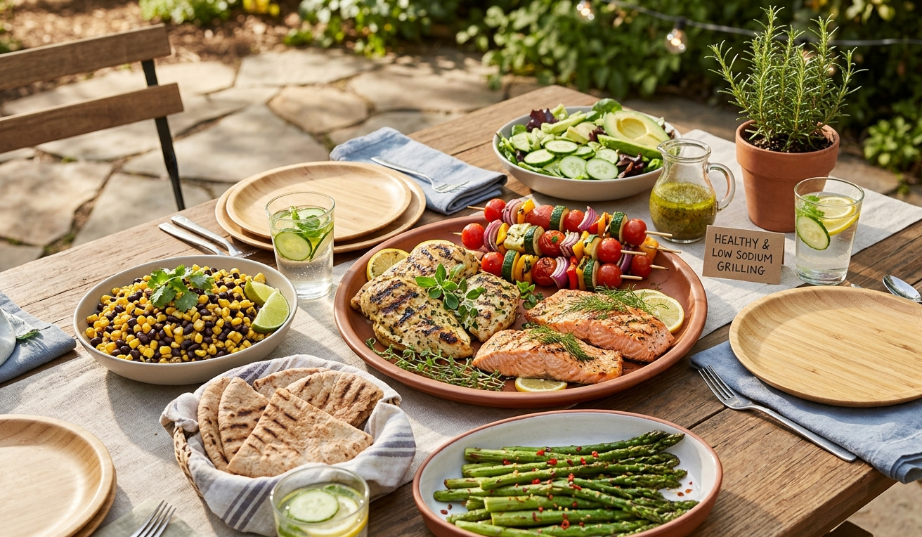 Low sodium grilling packed with flavor by SALTOPIA Infused Sea Salts