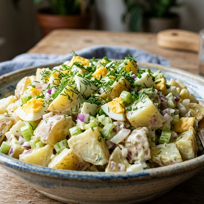 Classic Potato Salad with French Mustard Salt