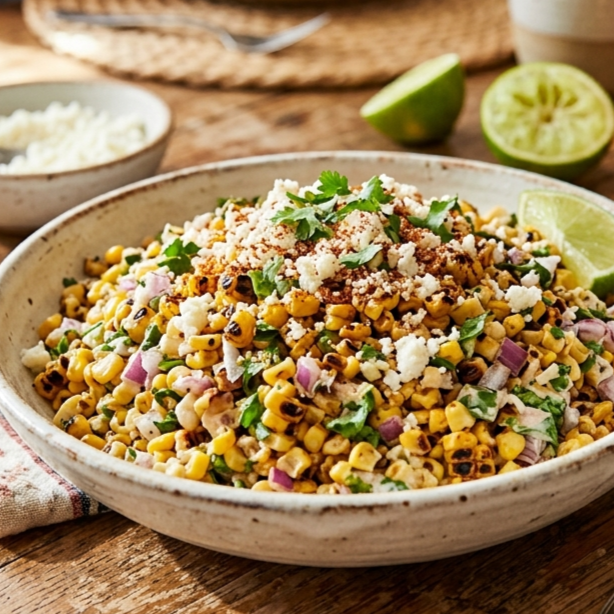 Street Corn salad recipe using SALTOPIA Infused Sea Salts