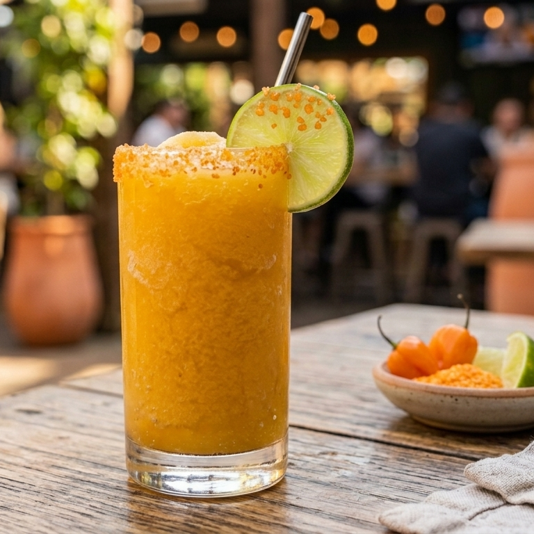 Swicy Mango Habanero Cocktail recipe by SALTOPIA