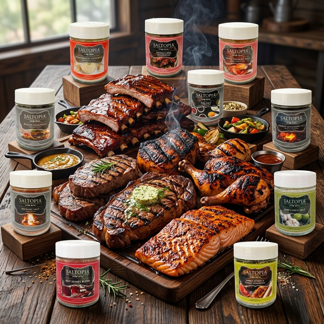 Ultimate Pitmaster's BBQ Seasonings Kit