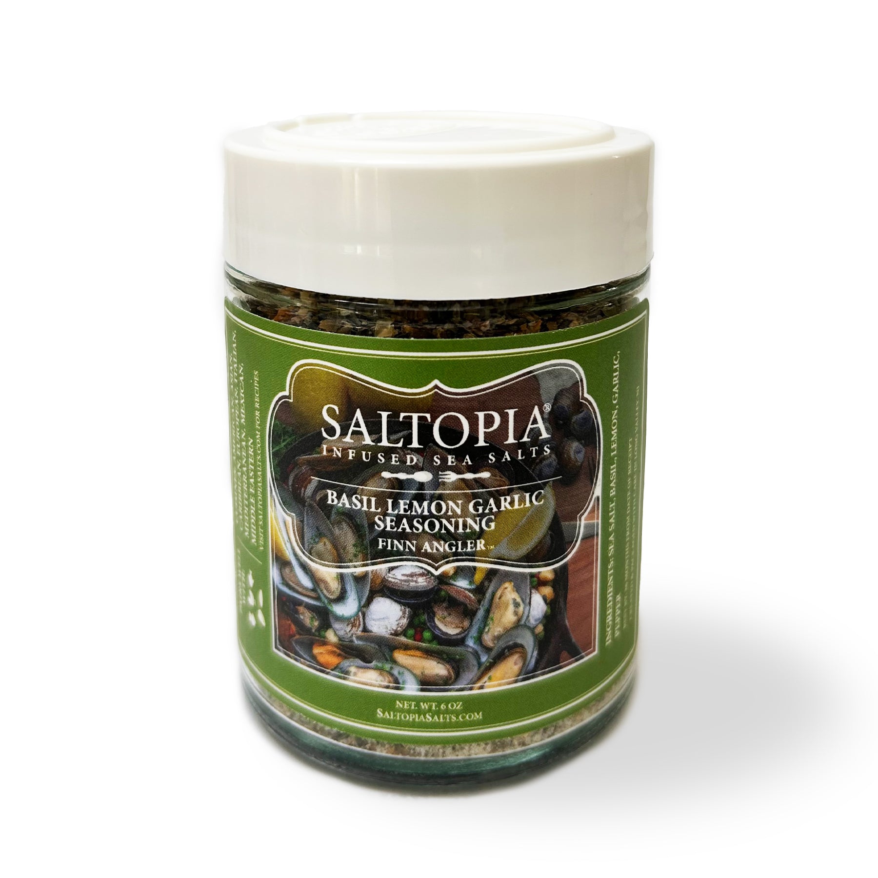 Basil, Lemon & Garlic Salt: FINN ANGLER