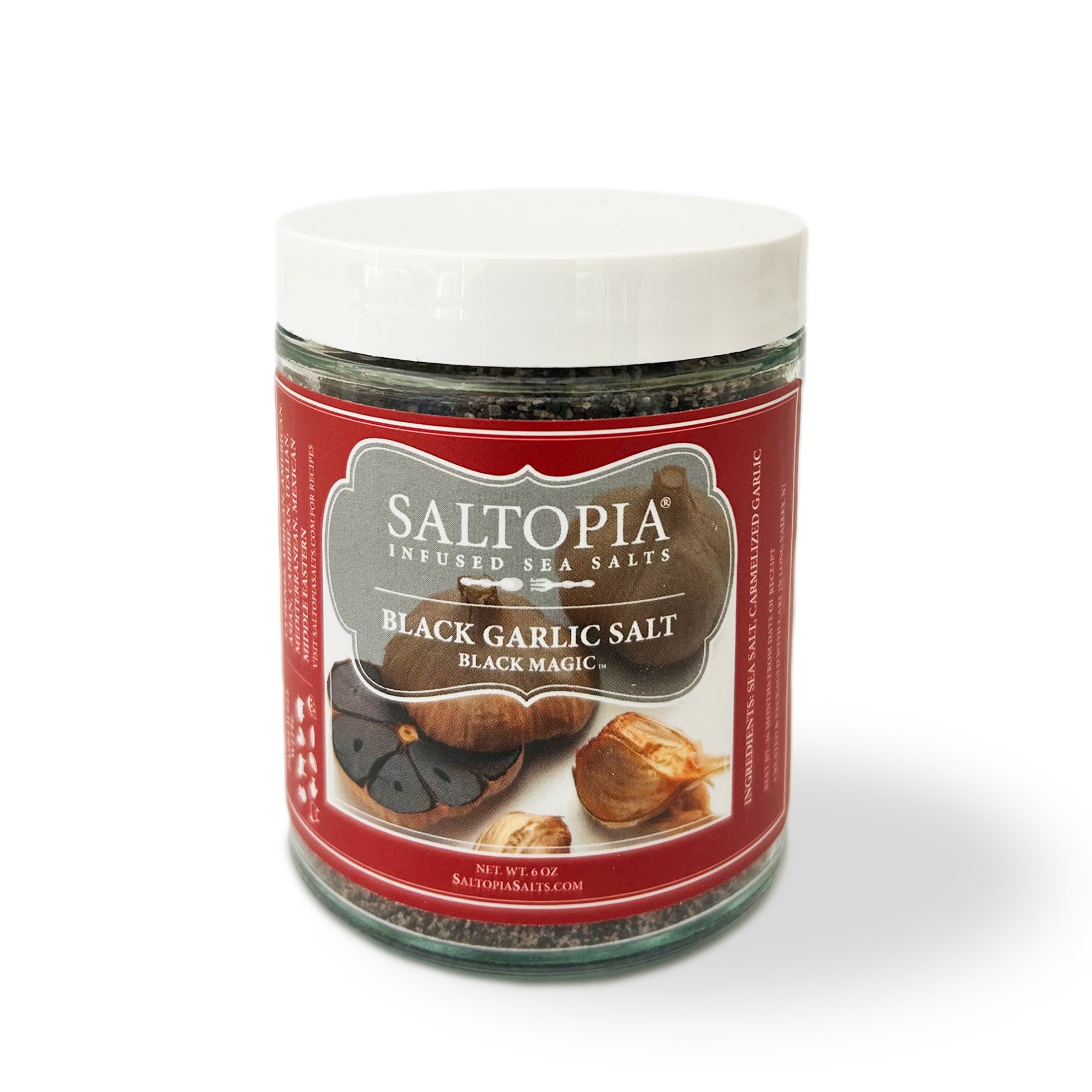 Garlic Salt, Caramelized Black Garlic: BLACK MAGIC