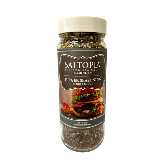 Smoky Blended Salt: BURGER BUDDY 16oz