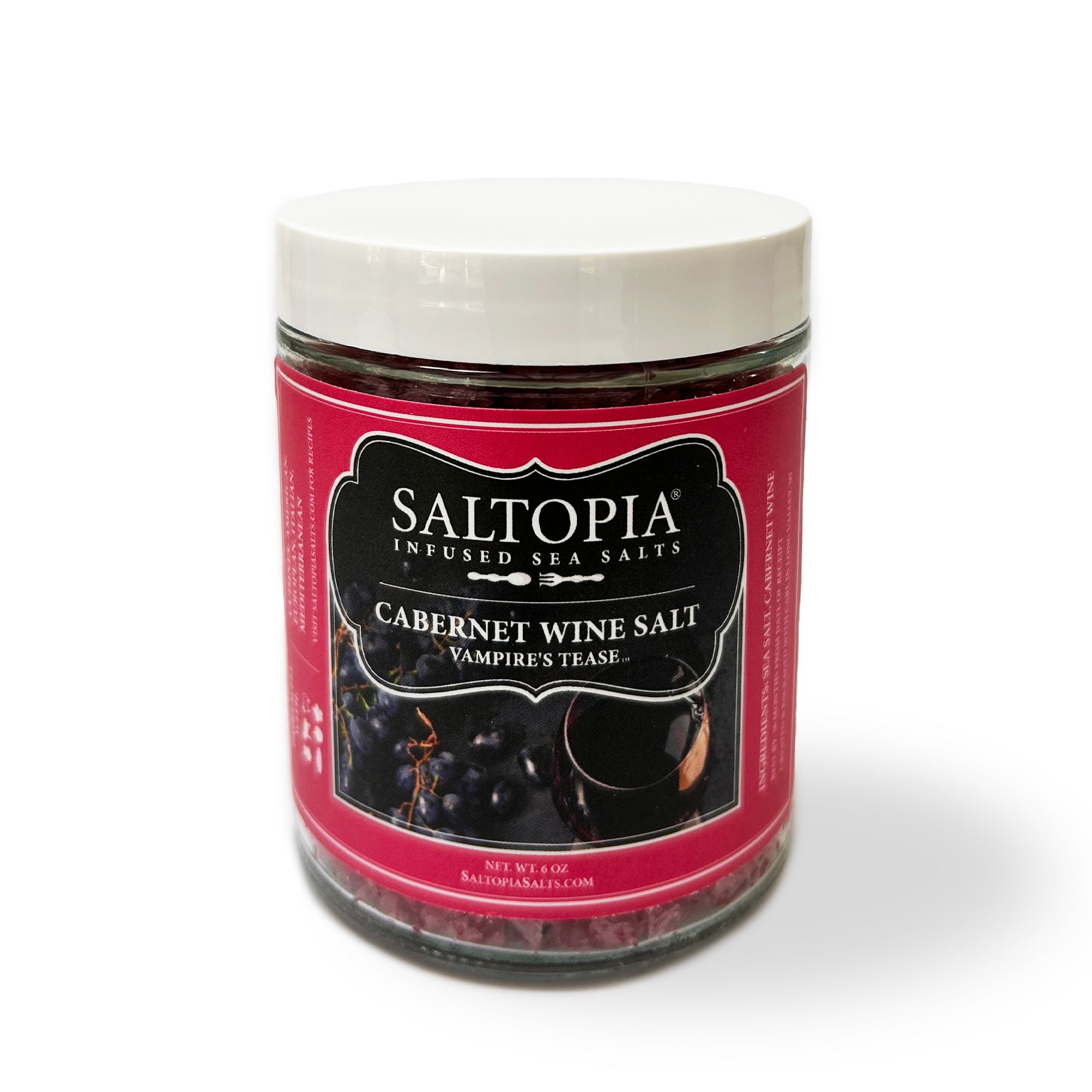 Cabernet Sauvignon Flake Salt: VAMPIRE'S TEASE