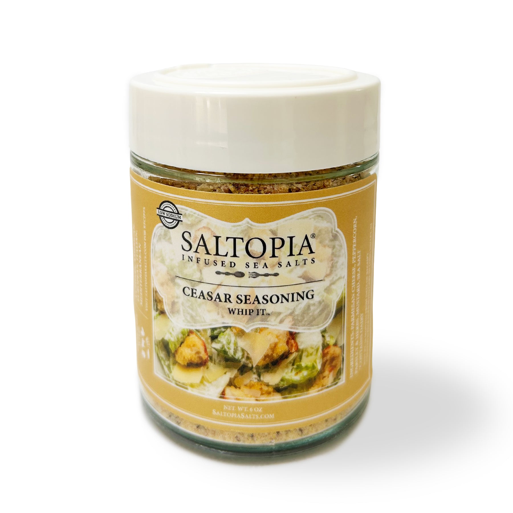 Caesar Salad Seasoning Low Sodium - Whip It Good | SALTOPIA