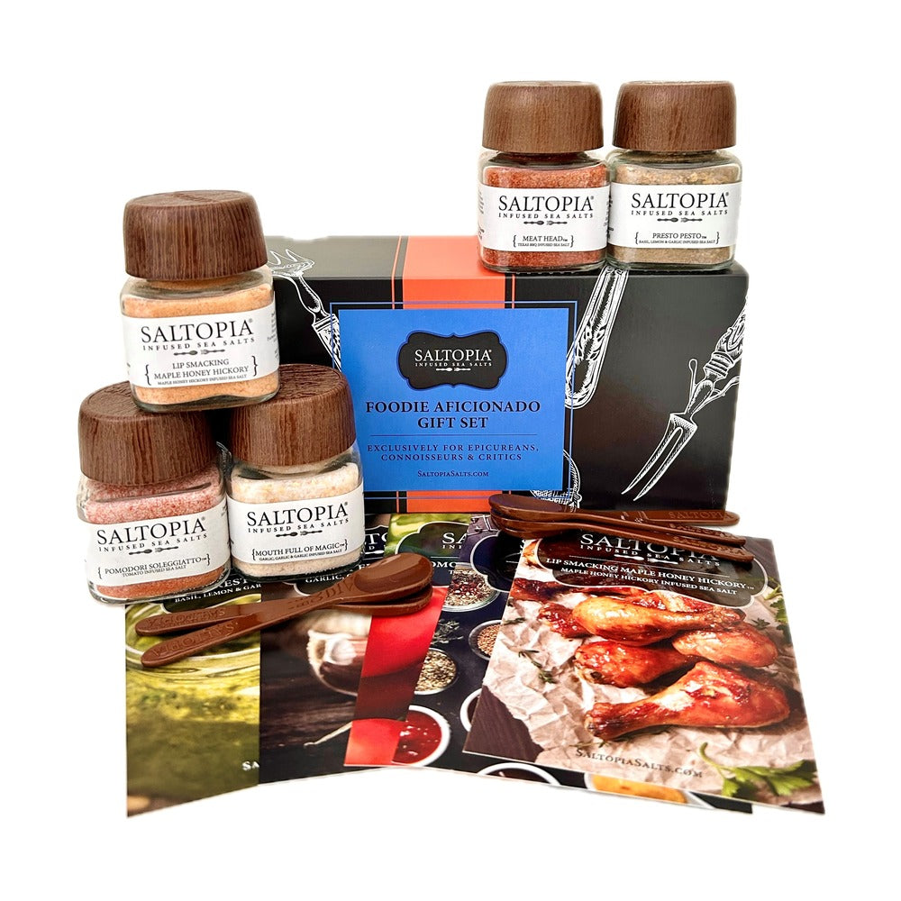 Gift Set for Epicureans, Connoisseurs & Critics: FOODIE AFICIONADO