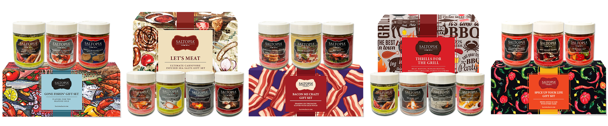 SALTOPIA Infused Sea Salts