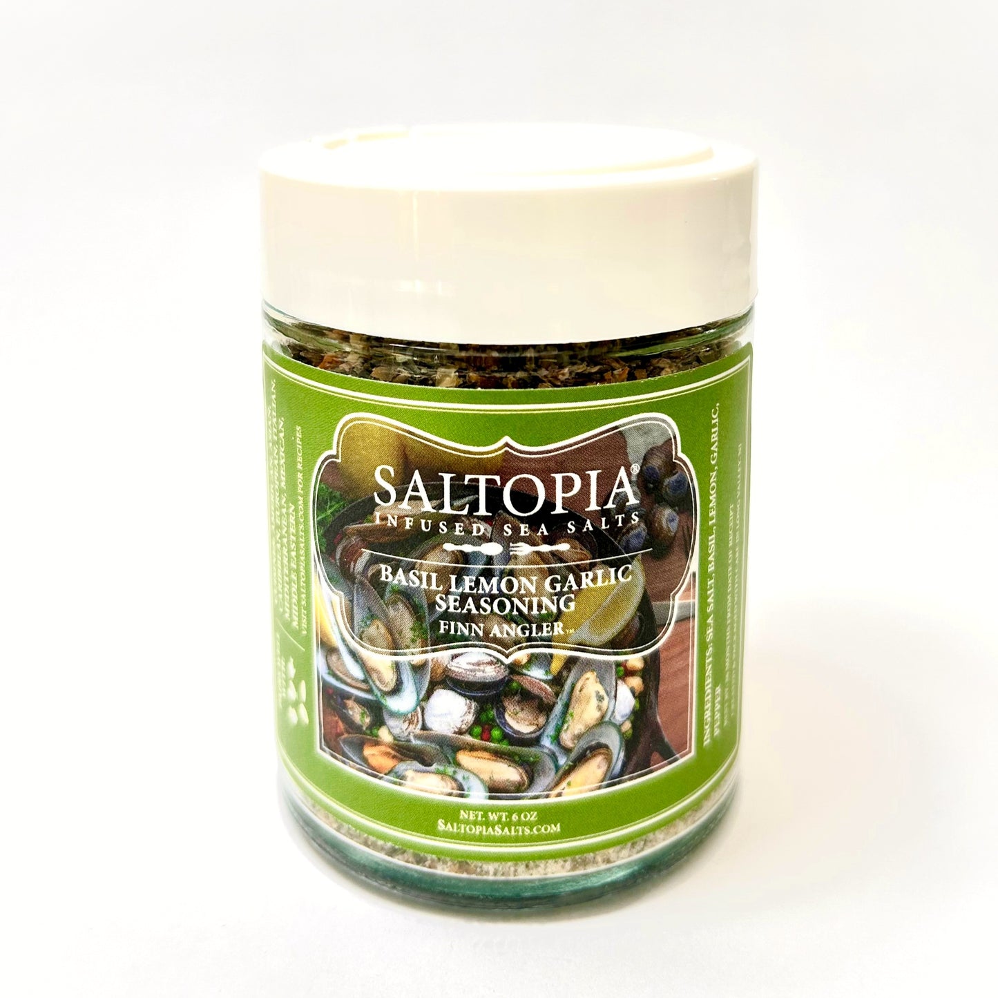 Basil, Lemon & Garlic Salt: FINN ANGLER