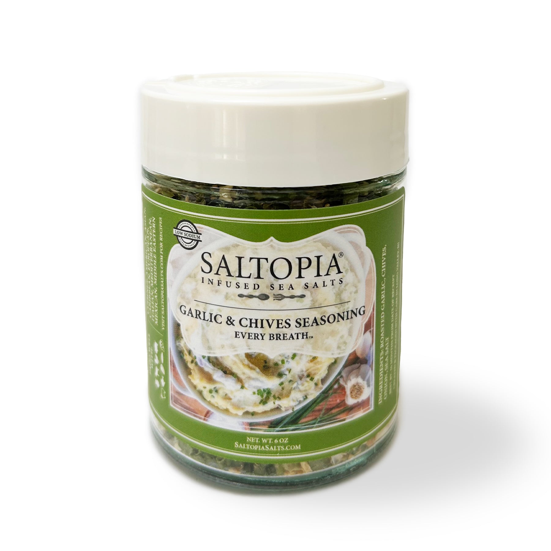 Garlic, Onion & Chives Flavor Low Sodium: EVERY BREATH