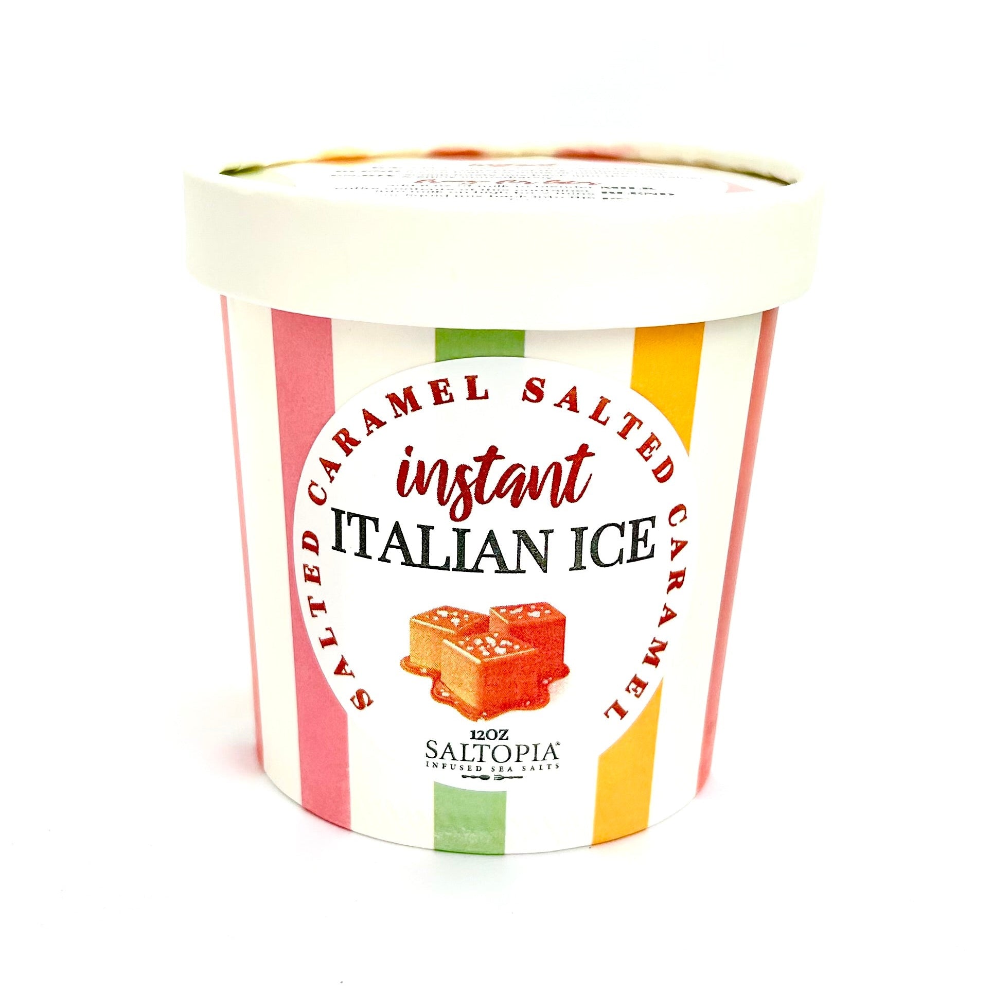 SALTED CARAMEL Instant Italian Ice
