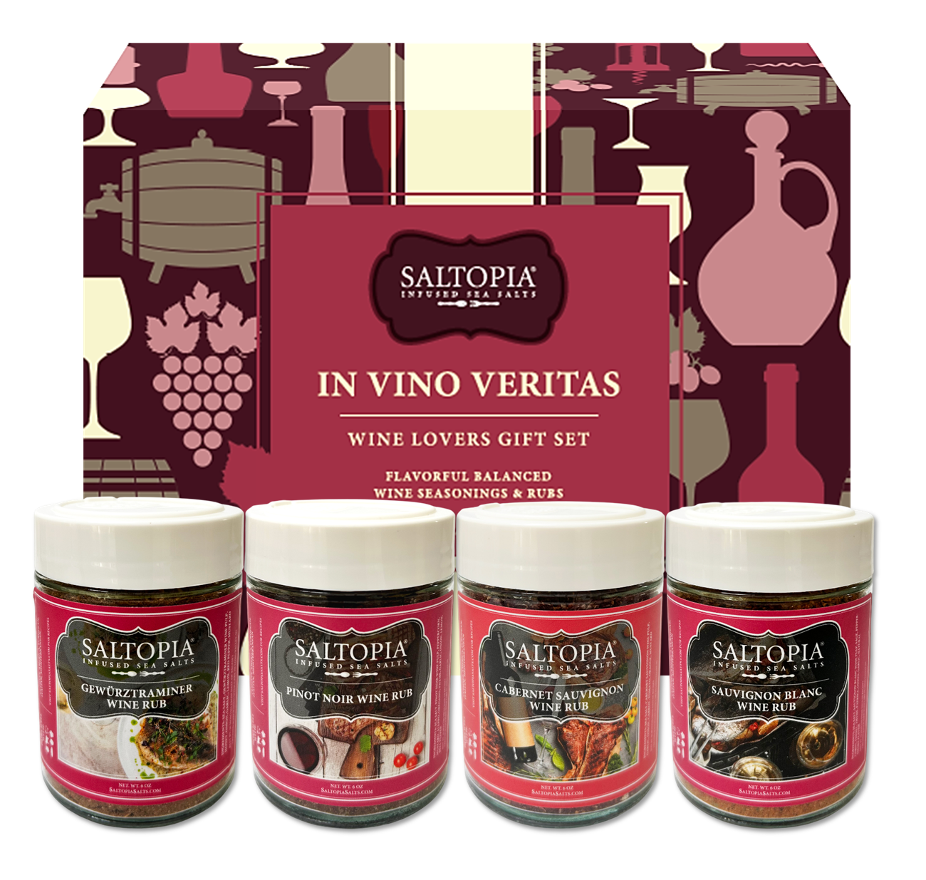 In Vino Veritas Wine Rub Gift Set
