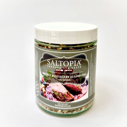 Applewood Smoke, Garlic & Blueberry Salt: LARS BISON