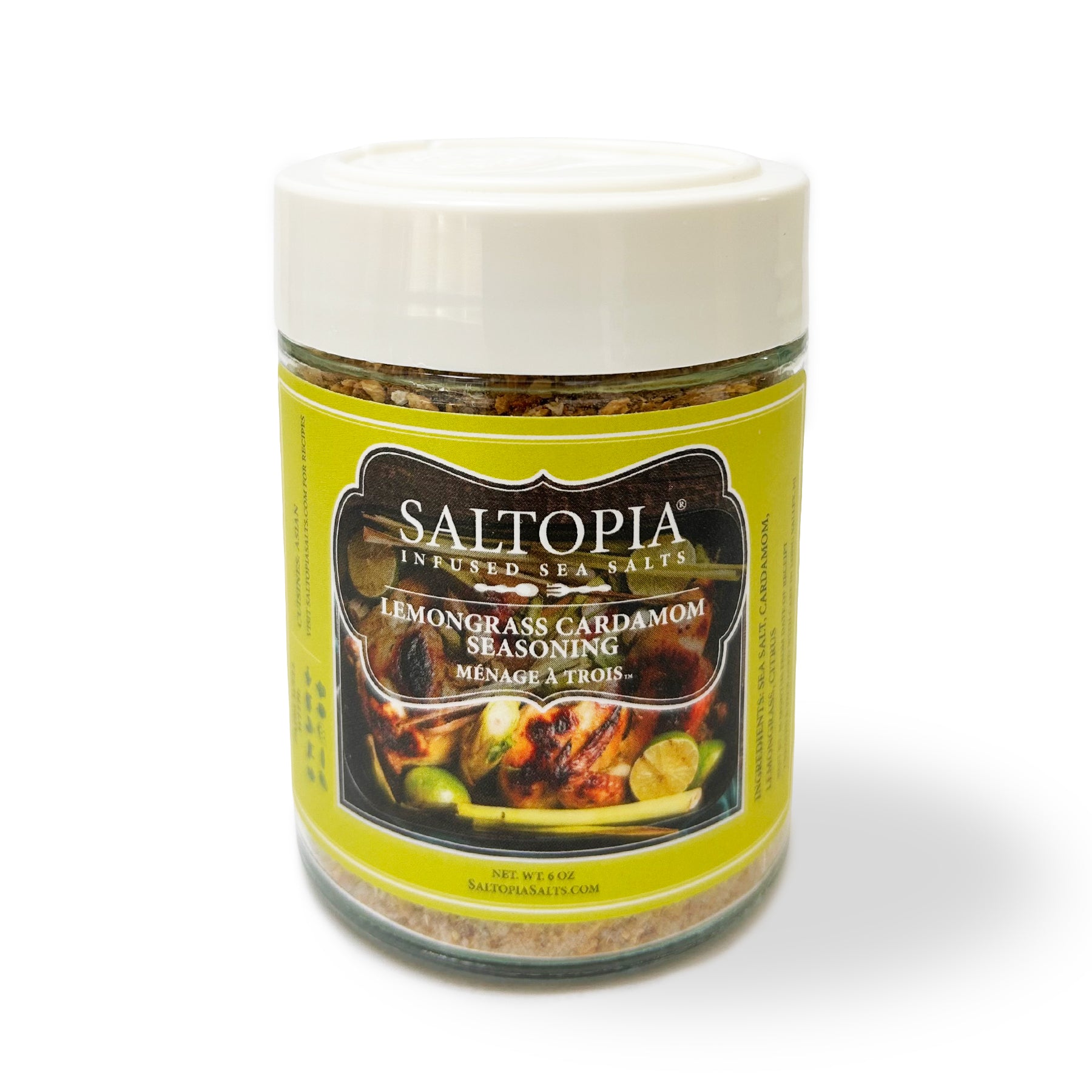 Cardamom, Lemongrass & Citrus Salt: MÉNAGE à TROIS