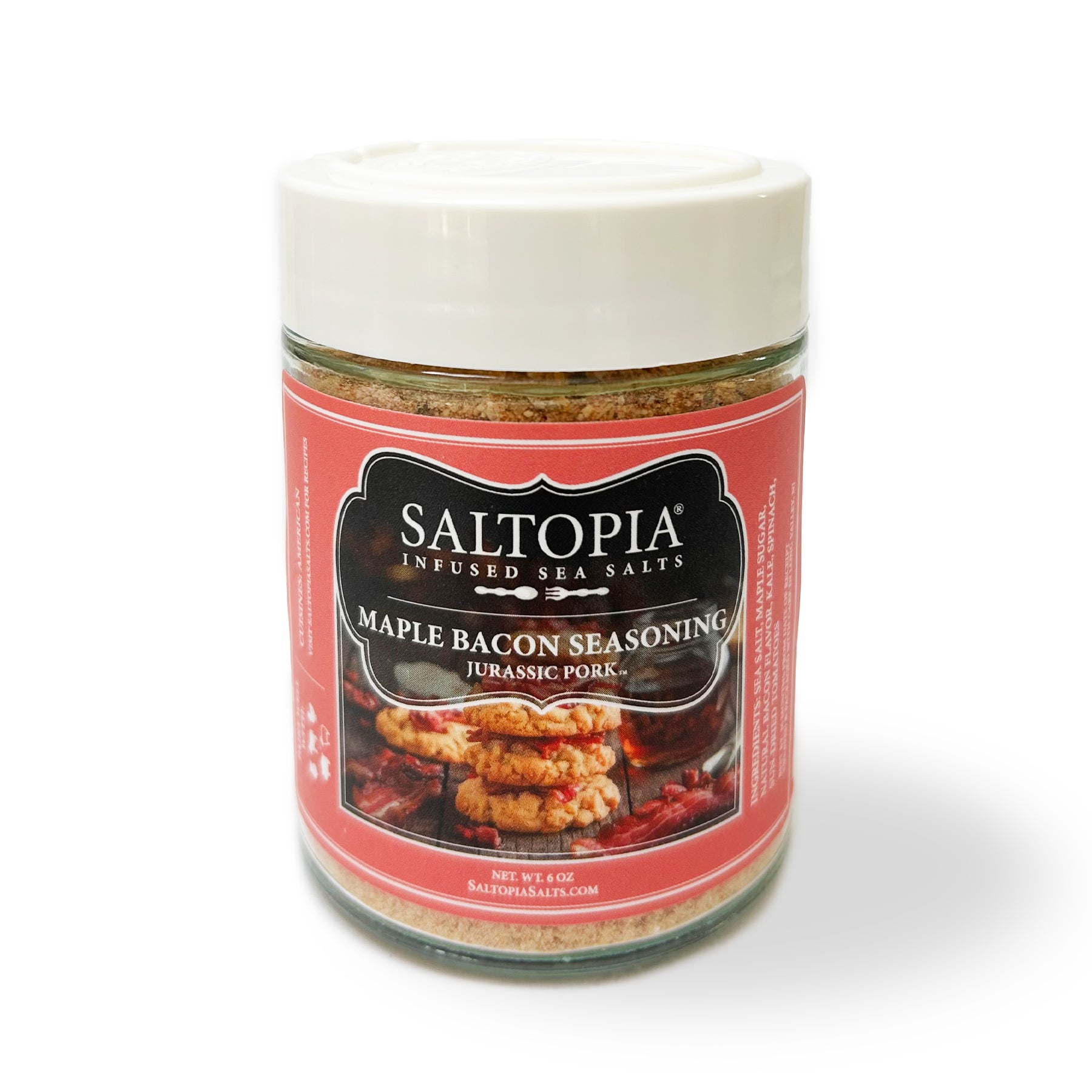 Bacon Maple Seasoning - JURASSIC PORK Sweet Smoky Infused Salt