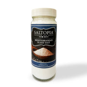 Bulk 16oz Mediterranean flake sea salt, unrefined and mineral-rich Kosher salt alternative for baking, cooking, and cocktail glass rimming.