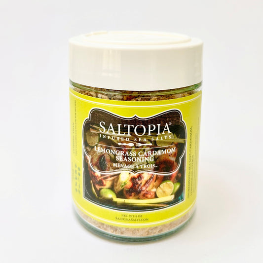 Cardamom, Lemongrass & Citrus Salt: MÉNAGE à TROIS