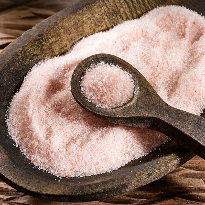 Pink Himalayan Salt Fine Grain 16oz - Certified Authentic