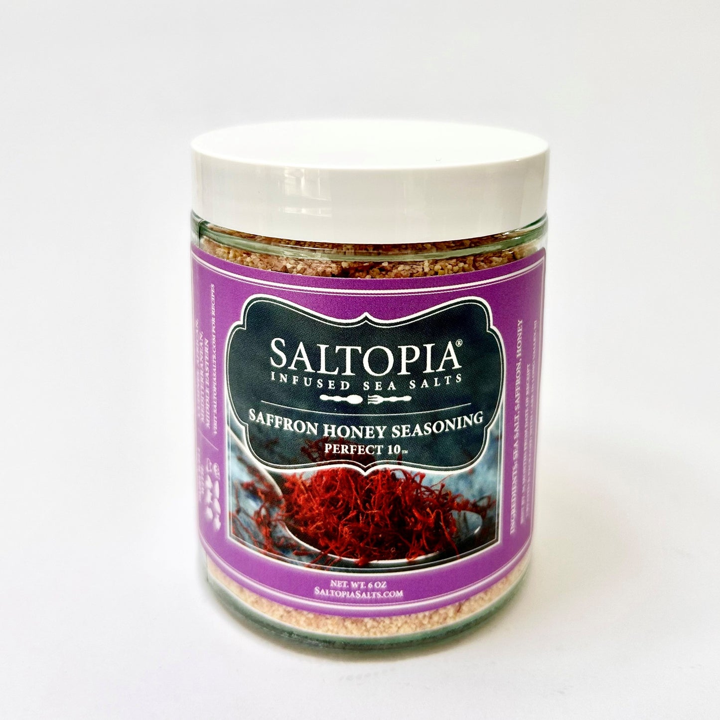 Saffron, Lemon & Honey Salt: PERFECT 10