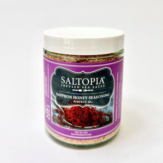 Saffron, Lemon & Honey Salt: PERFECT 10