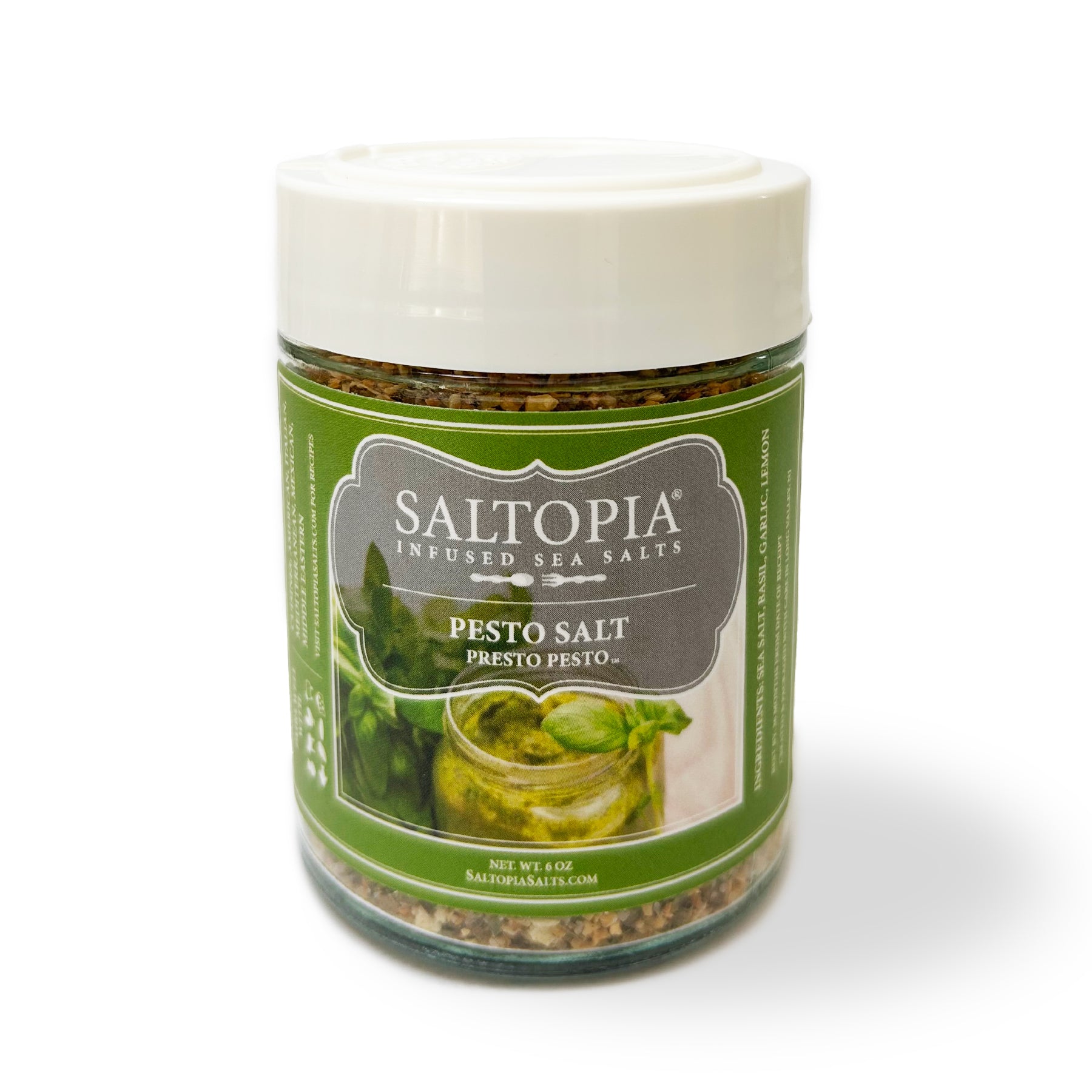 Basil, Garlic & Lemon Salt: PRESTO PESTO