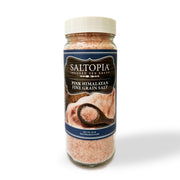 Bulk 16oz Pink Himalayan fine grain sea salt with 84 essential minerals for everyday cooking, baking, and health-conscious seasoning.