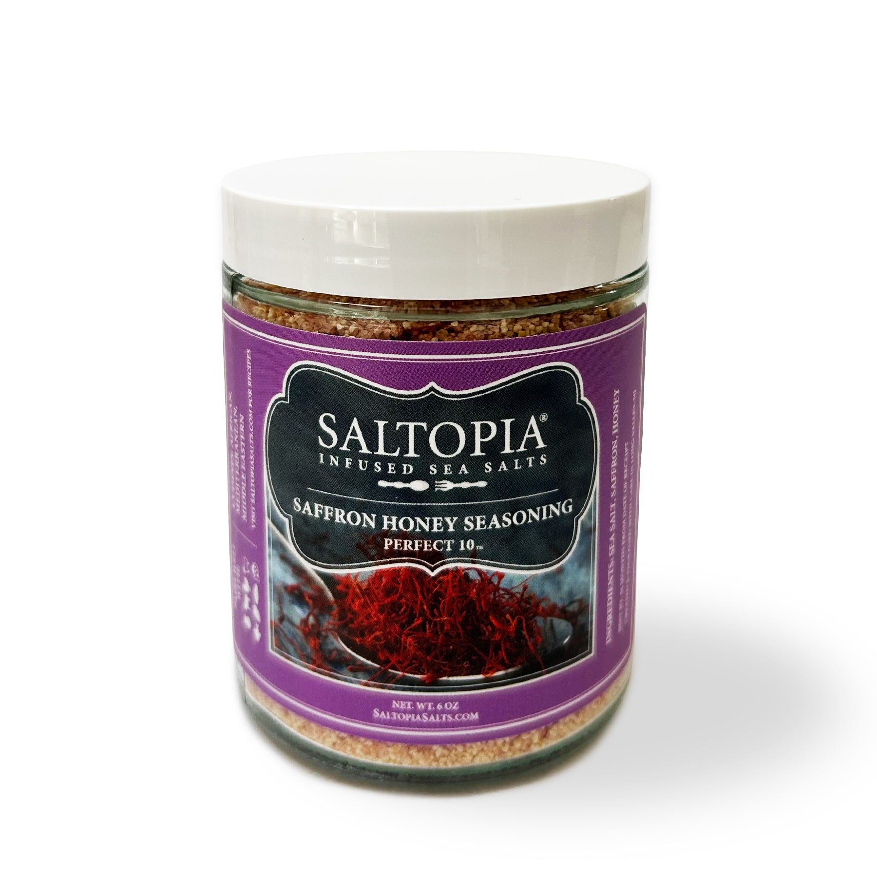 Saffron, Lemon & Honey Salt: PERFECT 10