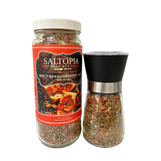 Great for Grinding Salts, Spicy Herbal Blend: SHE DEVIL