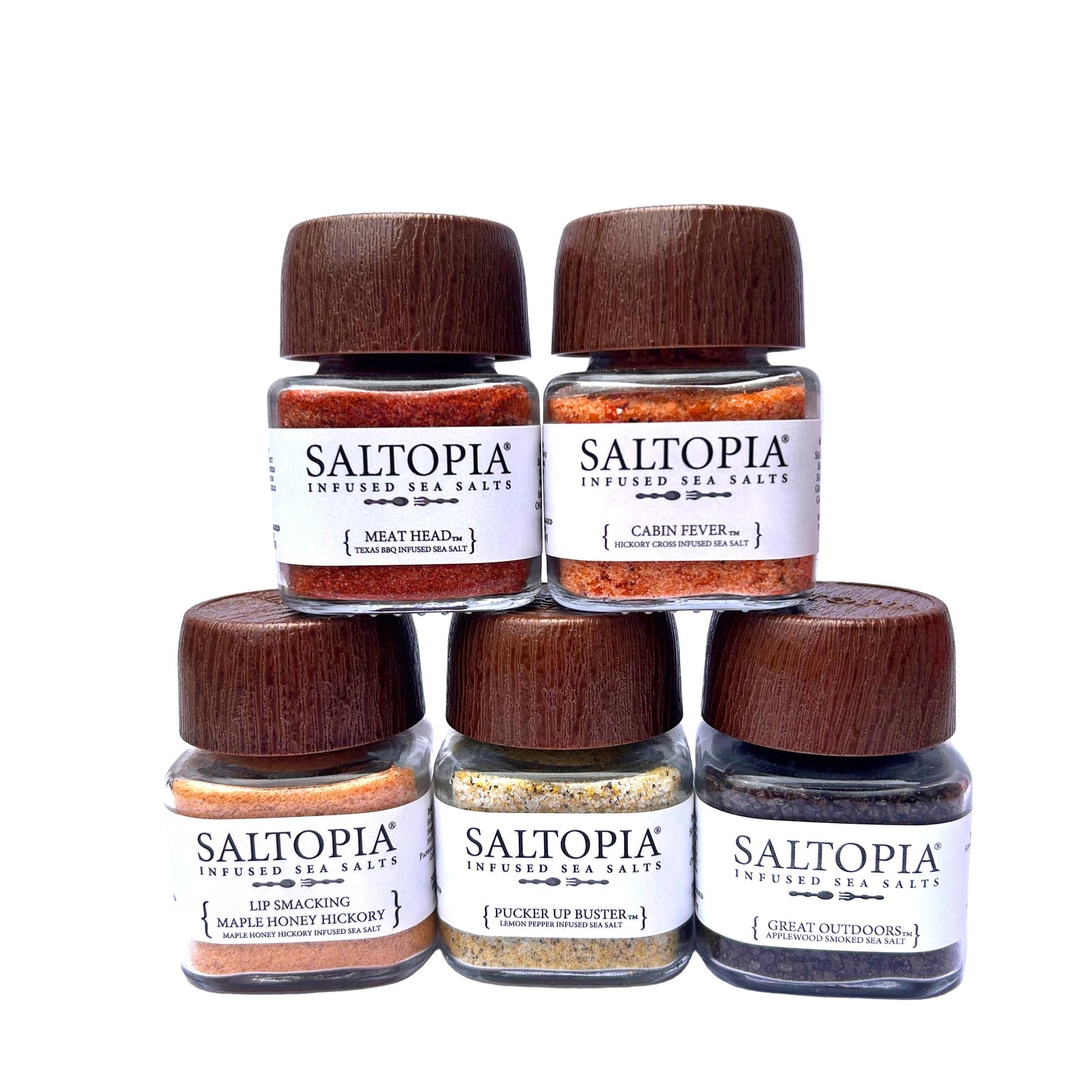 Best Grilling Salts 5 Jar Gift Set: THRILLS FOR THE GRILL