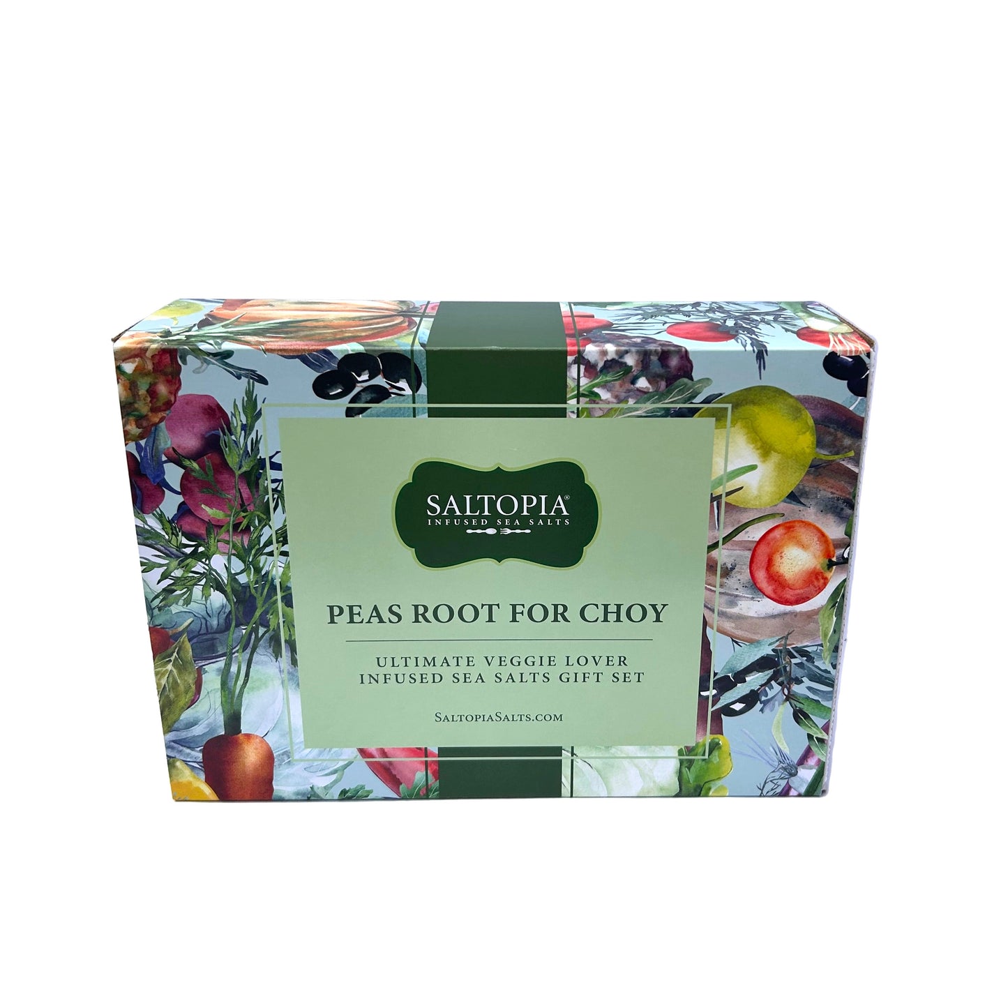 Ultimate Veggie Lover Salts 28 Piece Gift Set: PEAS ROOT for CHOY