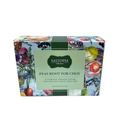 Ultimate Veggie Lover Salts 28 Piece Gift Set: PEAS ROOT for CHOY