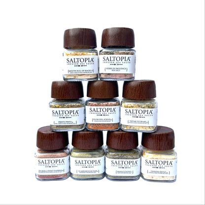 Ultimate Veggie Lover Salts 28 Piece Gift Set: PEAS ROOT for CHOY