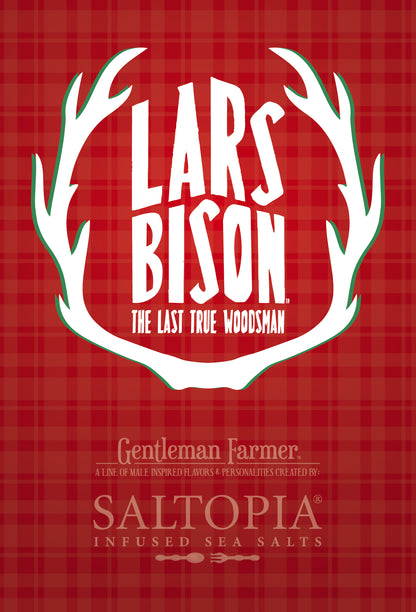 Smoked Applewood, Garlic & Blueberry Salt: LARS BISON 16oz