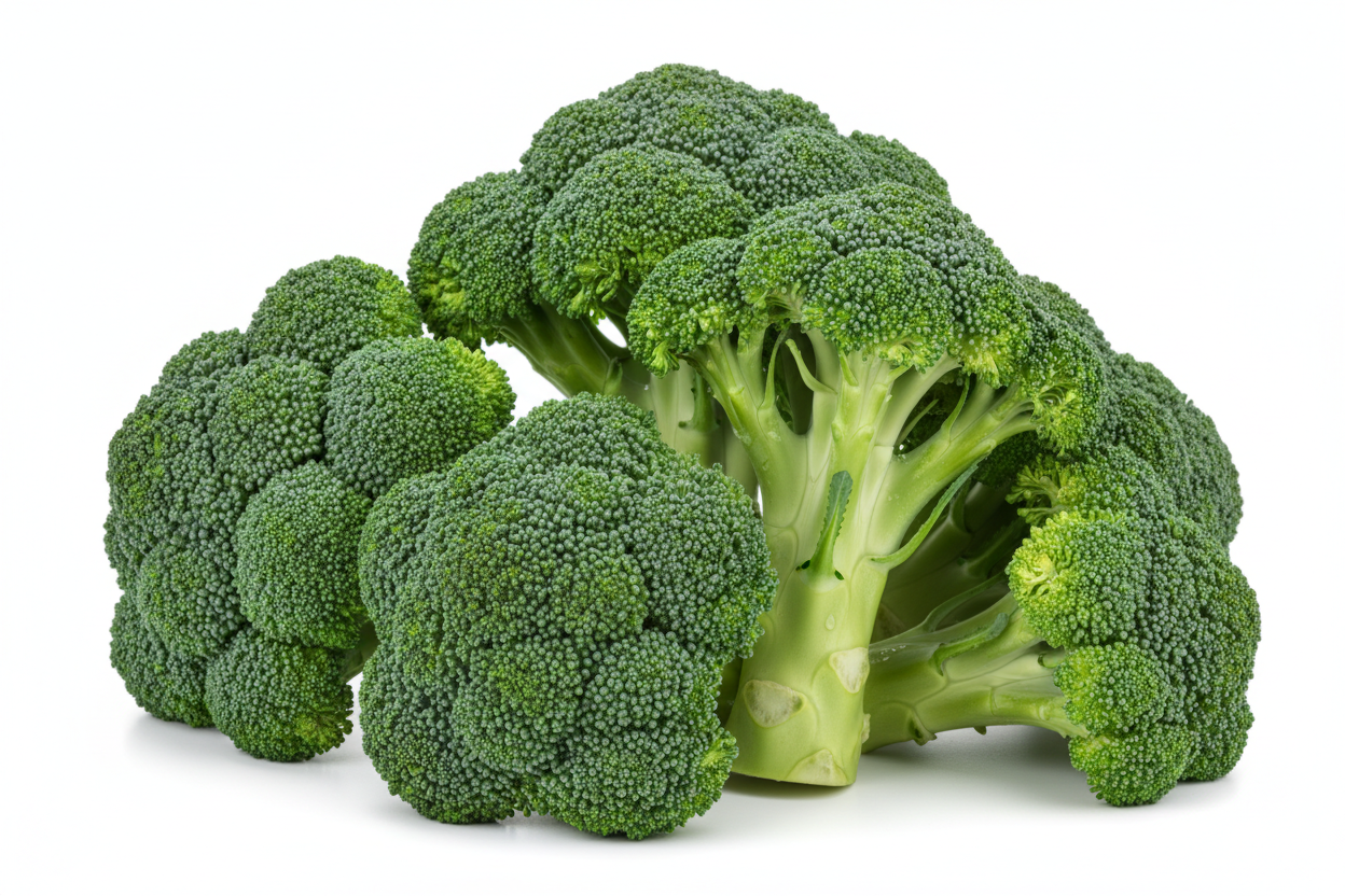 lots of broccoli isolated