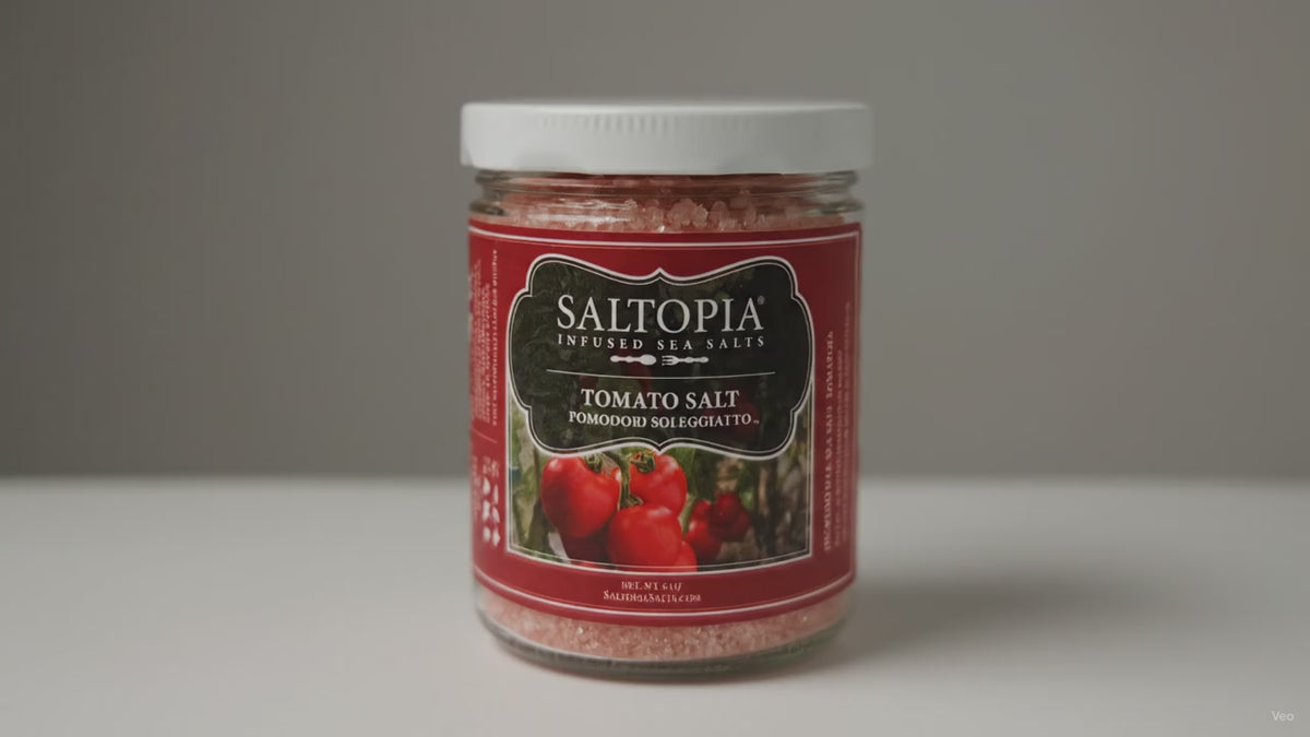 Load video: Tomato Salt: POMODORI SOLEGGIATTO