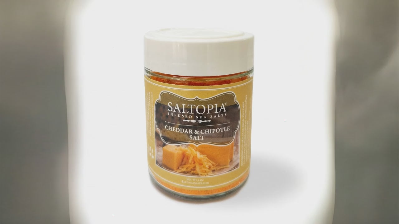 Load video: Cheese Salt: CHEDDAR CHEESE