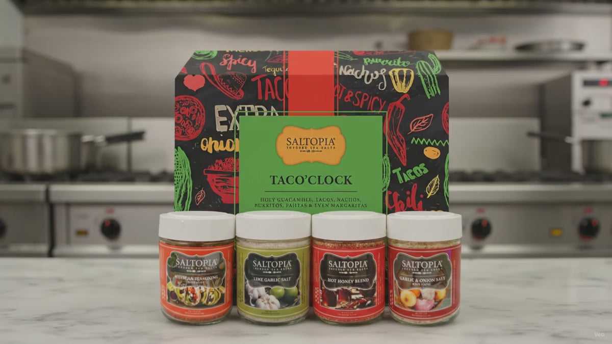 Load video: Mexican Food Lovers Set - TACO'CLOCK